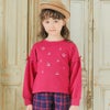 ベビー服 女の子 キッズ ドドラー ジュニア 袖リブ フリル さくらんぼ リボン 音符 刺繍