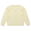ベビー服 女の子 綿100％ ケーブルニット カーディガン オフホワイト(11) 背面