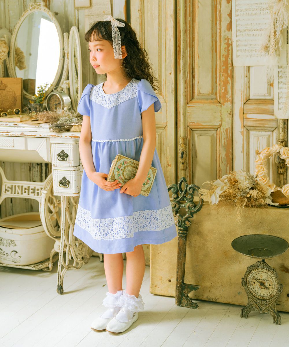 日本製 花柄 レース ワンピース｜ベビー・子供服 通販 moononnon むー