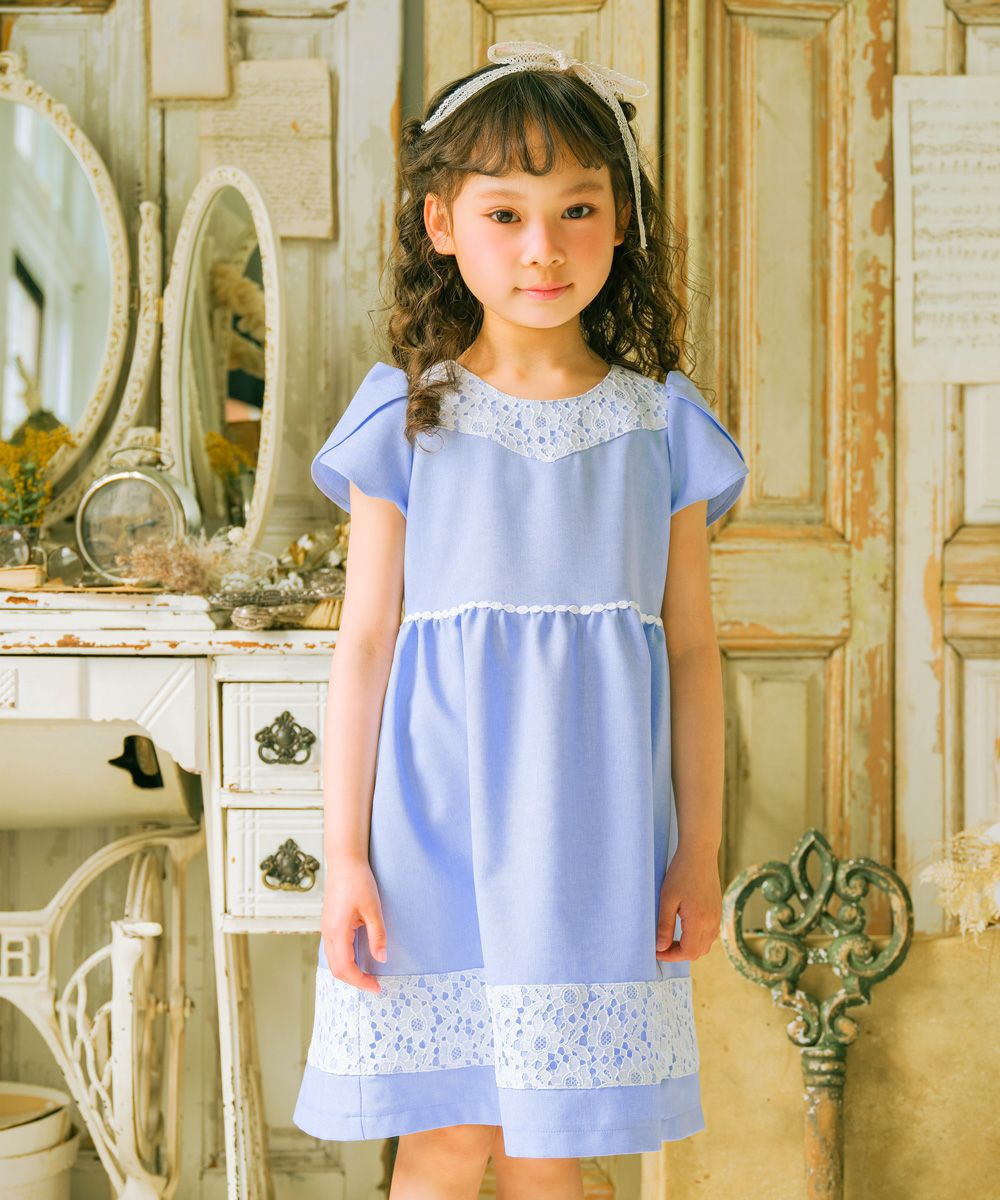 日本製 花柄 レース ワンピース|ベビー・子供服 通販 moononnon むー 日本製 花柄 レース ワンピース|ベビー・子供服 通販 moononnon むー