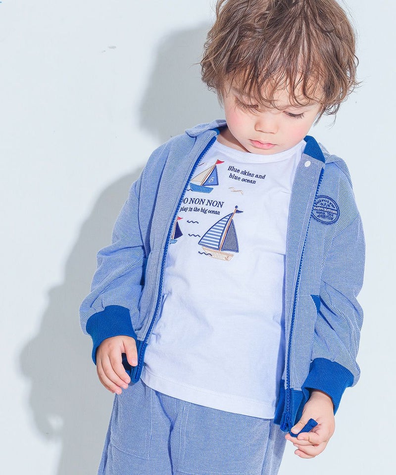 【27度の服装は?】気温別・子供の服装選びのポイント▲薄手パーカー(男の子)