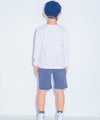 ベビー服 男の子 綿１００％ 乗り物 長袖 Tシャツ オフホワイト(11) モデル画像2