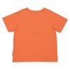 ベビー服 男の子 綿100％ 恐竜 刺繍 ロゴ Tシャツ オレンジ(07) 背面