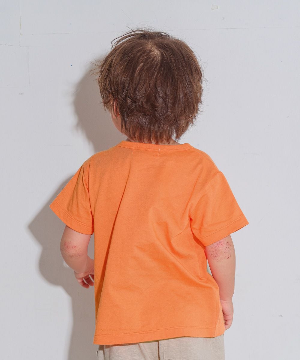 綿100％ 恐竜 刺繍 ロゴ Tシャツ｜ベビー・子供服 通販 moononnon むー
