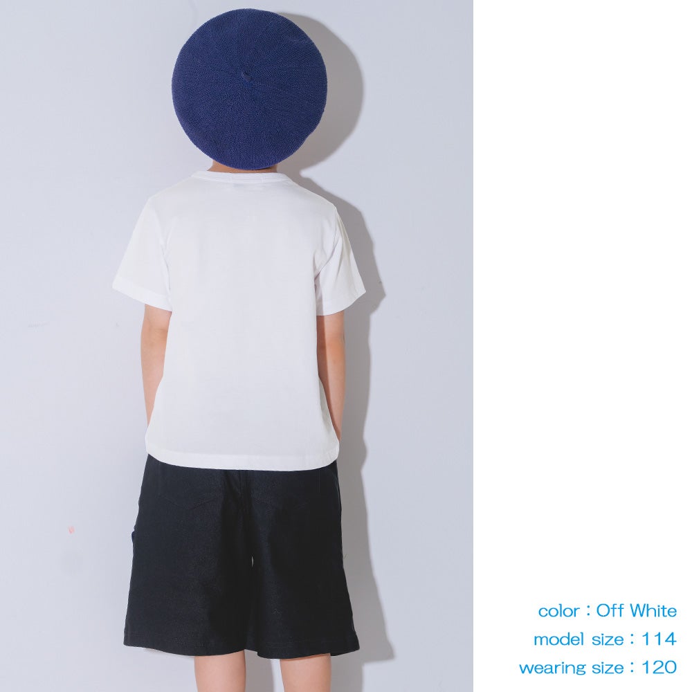 ベビー服 男の子 子ども服 こども キッズ 綿100％ コットン ヘリコプター ワッペン ティーシャツ