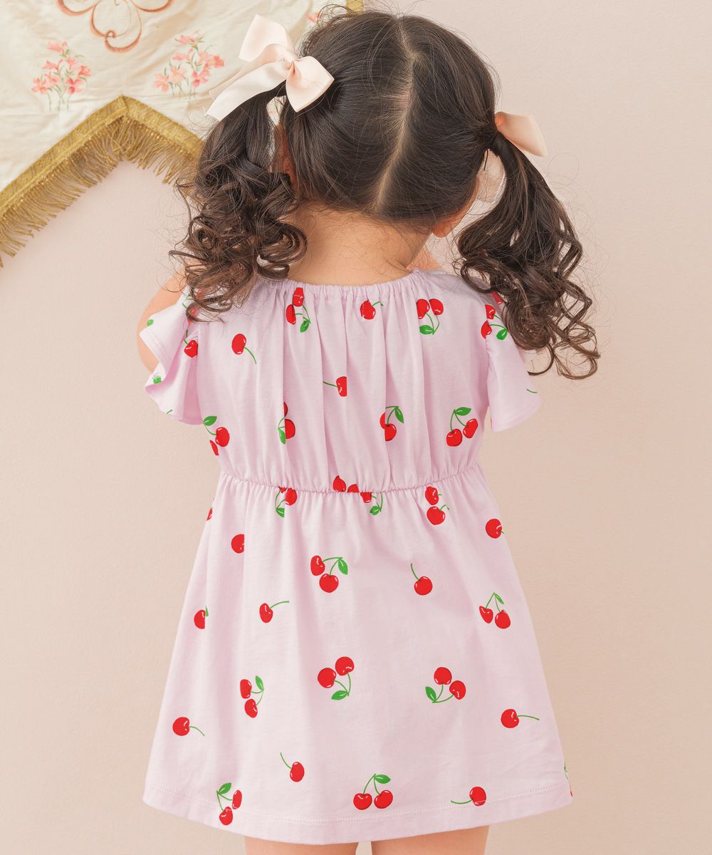 襟付き さくらんぼ ワンピース｜ベビー・子供服 通販 moononnon むー