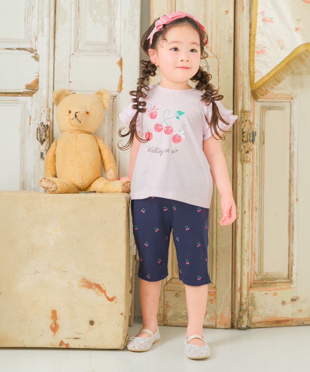 さくらんぼ柄 プリント パンツ｜ベビー・子供服 通販 moononnon むー