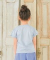 ベビー服 女の子 綿100％ マリン 貝殻 Tシャツ ブルー(61) 