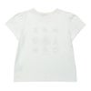 子供服 女の子 綿100％ バレエ＆小物プリント Tシャツ オフホワイト(11) 背面