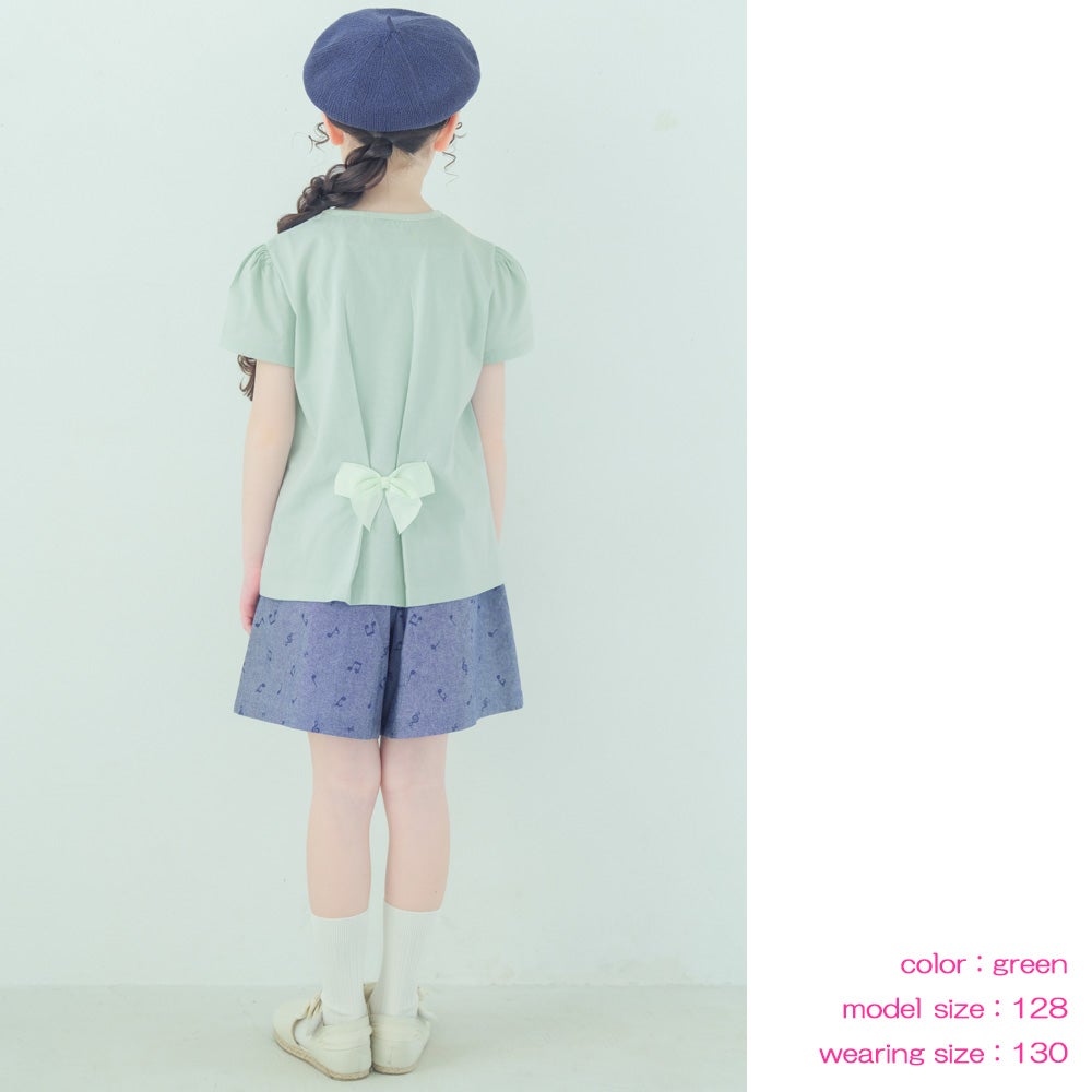 ベビー服 女の子 綿100％ ハート 花柄 Tシャツ