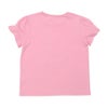 ベビー服 女の子 綿100％ リボン 音符柄 Tシャツ ショッキングピンク(21) 背面