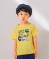 ベビー服 男の子 綿100％ 電車 乗り物 刺繍ワッペン Tシャツ