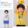 ベビー服 男の子 子ども服 こども キッズ 綿100％ コットン 乗り物 電車 ワッペン ロゴ プリント ティーシャツ
