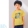 ベビー服 男の子 子ども服 こども キッズ 綿100％ コットン 乗り物 電車 ワッペン ロゴ プリント ティーシャツ