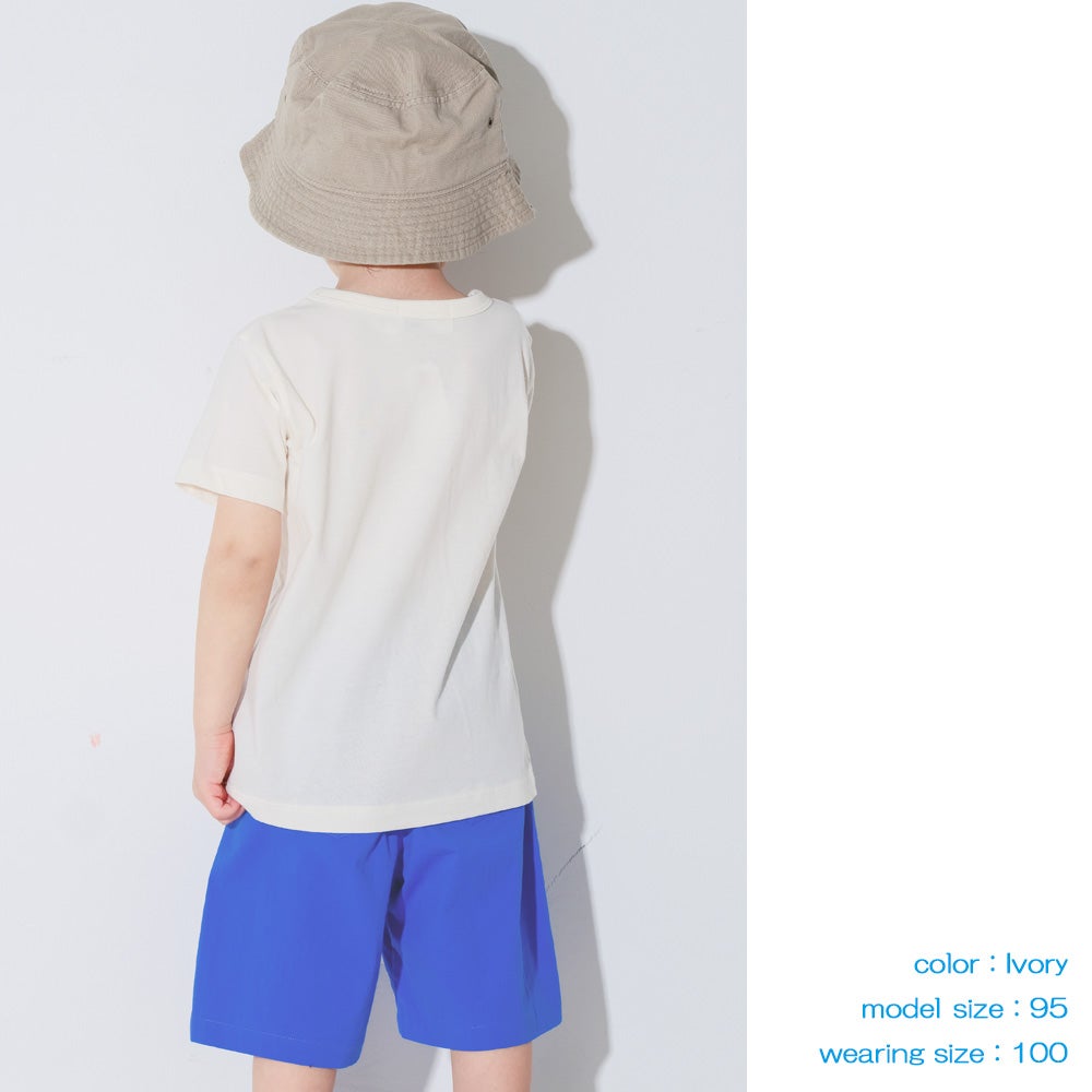 ベビー服 男の子 子ども服 こども キッズ 綿100％ コットン 乗り物 電車 ワッペン ロゴ プリント ティーシャツ