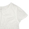 子供服 女の子 花柄レース Aライン Tシャツ オフホワイト(11) デザインポイント1