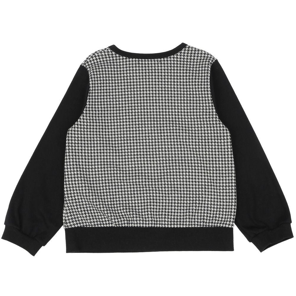 千鳥格子 袖切替えデザイン 長袖 Tシャツ|ベビー・子供服 通販 千鳥格子 袖切替えデザイン 長袖 Tシャツ|ベビー・子供服 通販