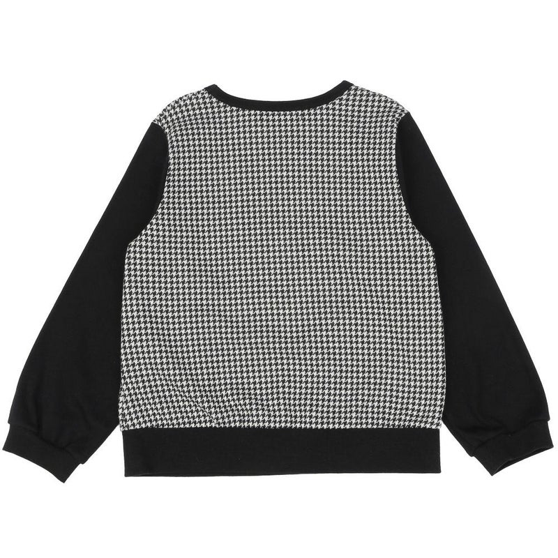 千鳥格子 袖切替えデザイン 長袖 Tシャツ｜ベビー・子供服 通販 