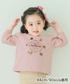 ベビー服 女の子 スイーツ 刺繍 トレーナー ピンク(02) モデル画像アップ