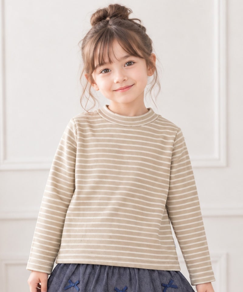 動きやすい/クルーネック 長袖 Tシャツ