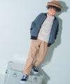 子供服 男の子 クルーネック 長袖 Tシャツ