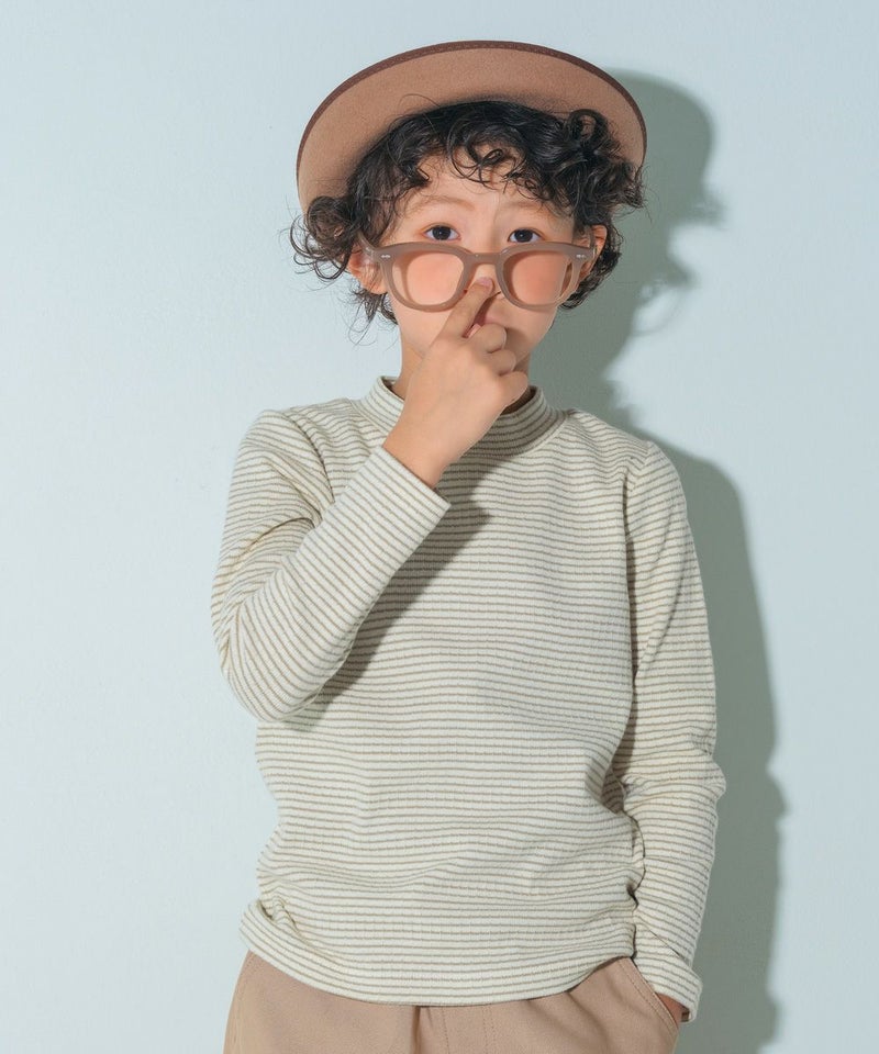 動きやすい/クルーネック 長袖 Tシャツ
