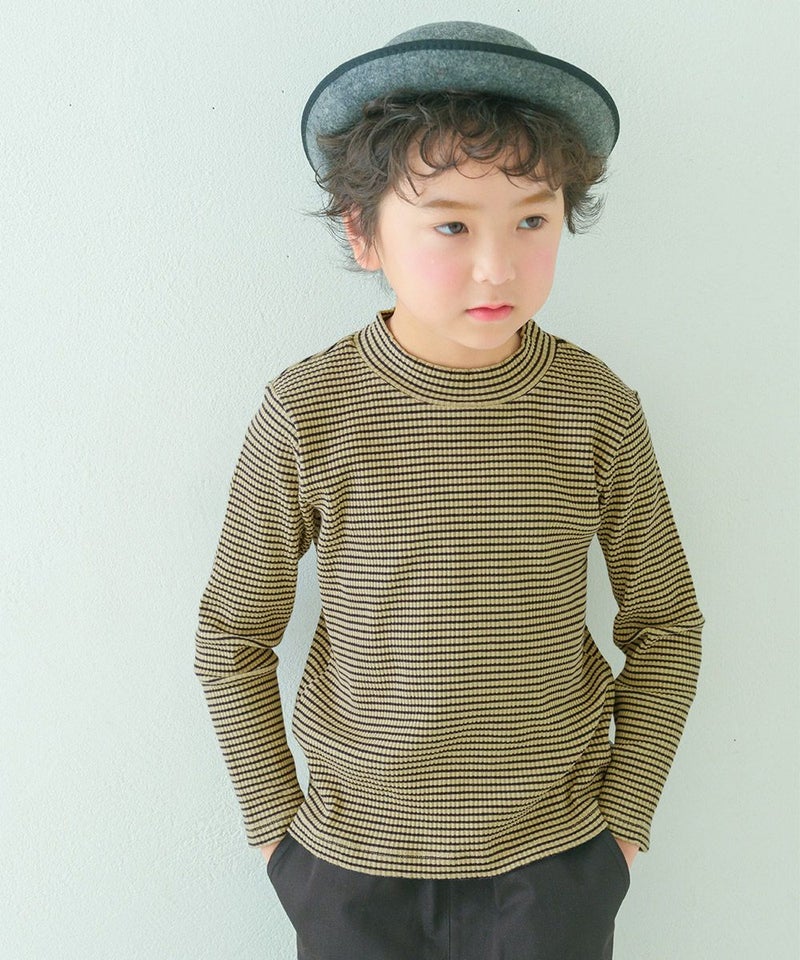 動きやすい/クルーネック 長袖 Tシャツ