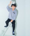 子供服 女の子 男女兼用 兄妹 姉弟 10分丈 ウエストゴム ブラック(00) モデル画像3