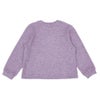 子供服 女の子 リボン＆ハートモチーフ 長袖 Tシャツ パープル(91) 背面