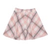 子供服 女の子 チェック柄 フレアシルエット キュロットパンツ ピンク(02) 背面