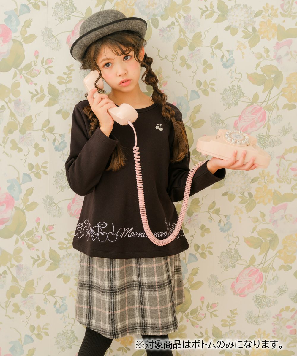 飾りボタン チェック柄 スカート｜ベビー・子供服 通販 moononnon むー