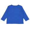 ベビー服 男の子 綿100％ 電車＆トンネル 長袖Tシャツ ブルー(61) 背面