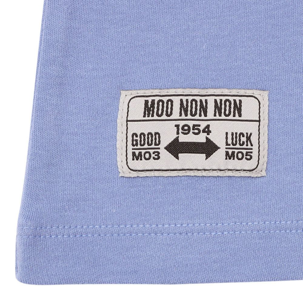 ベビー服 男の子 綿100％ 電車＆トンネル 長袖Tシャツ ライトブルー(65)デザインポイント2