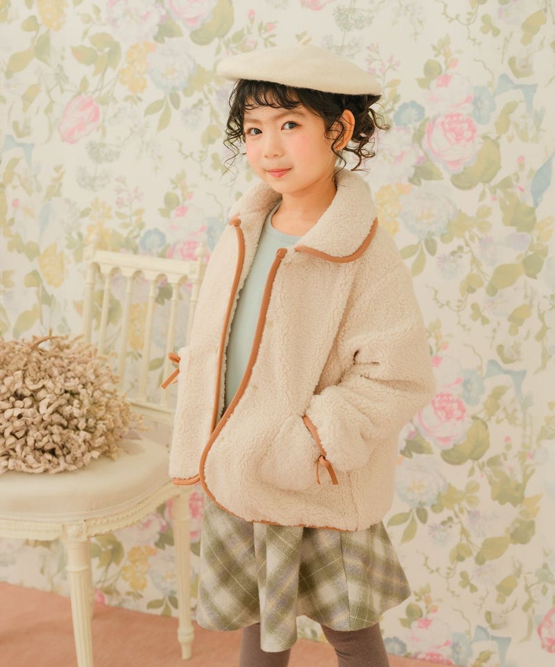 裏地付き ボアジャケット コート｜ベビー・子供服 通販 moononnon むー 