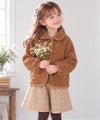 ベビー服 女の子 裏地付き ボアジャケット コート