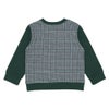 ベビー服 男の子 こども服 キッズ チェック リブ プルオーバー グリーン(08) 背面