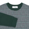 ベビー服 男の子 こども服 キッズ チェック リブ プルオーバー グリーン(08) デザインポイント1