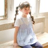 ベビー服 女の子 こども服 春服 夏服 重ね着風 キッズ ギンガムチェック