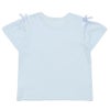 子供服 女の子 リボン 肩あき マリン 小物 モチーフ Tシャツ ブルー(61) 背面