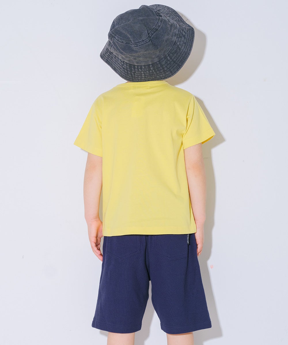 ベビー服 男の子 子ども服 こども キッズ 綿100％ コットン 電車 ティーシャツ オフホワイト(11) デザインポイント2