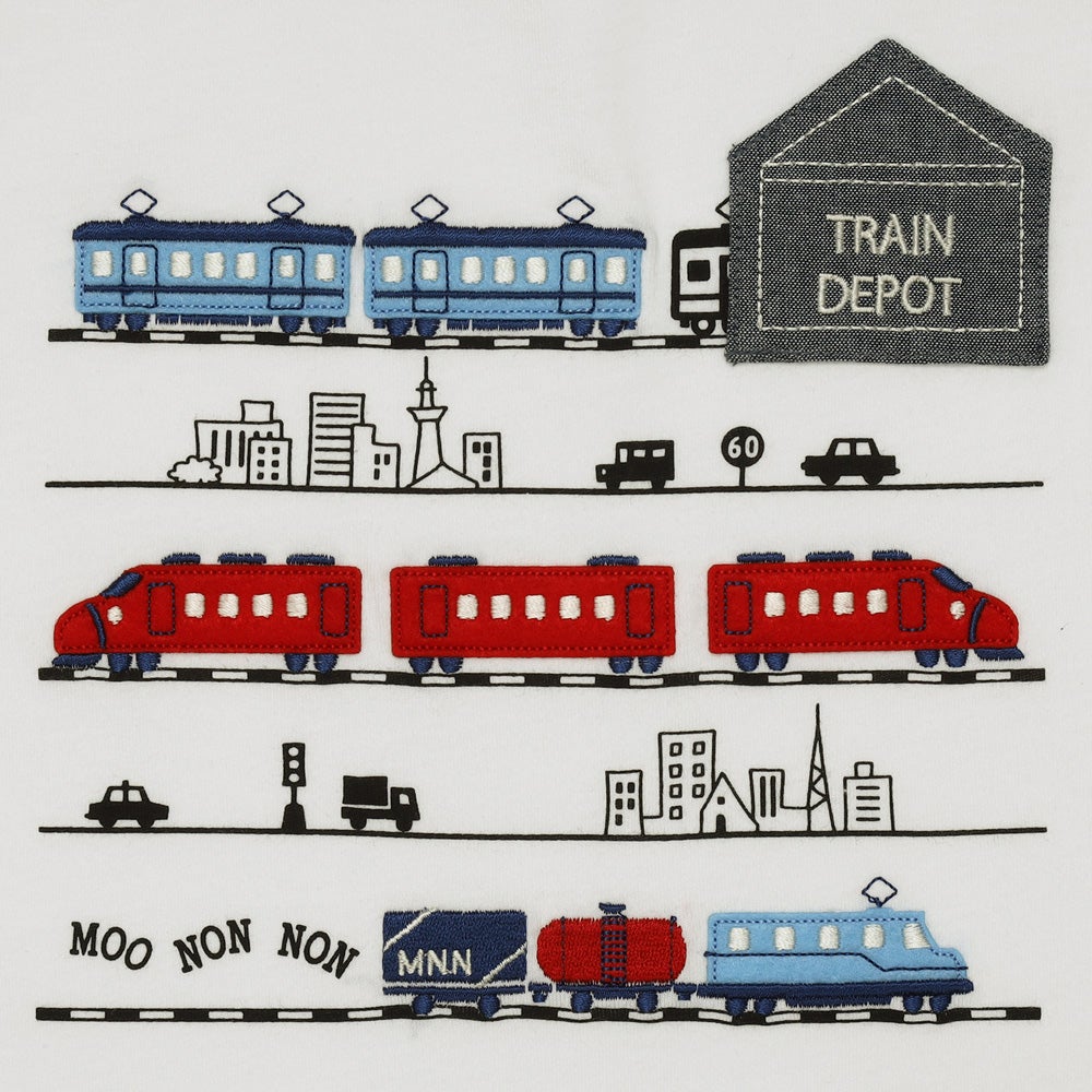 ベビー服 男の子 子ども服 こども キッズ 綿100％ コットン 電車 ティーシャツ