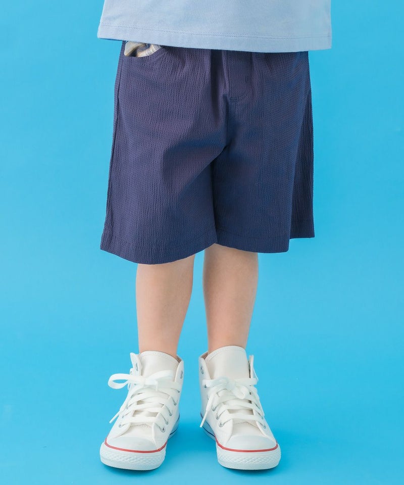 10分丈ミニ裏毛ロングパンツ
