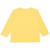 ベビー服 男の子 働く車 アップリケ 長袖Tシャツ イエロー(04) 背面