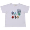 ベビー服 男の子 子ども服 こども キッズ 綿100％ コットン ロボット ワッペン 刺繍 オフホワイト(11) モデル画像1