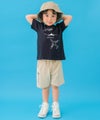 ベビー服 男の子 綿100％ 空飛ぶ 乗り物 デザイン Tシャツ ネイビー(06) モデル画像1