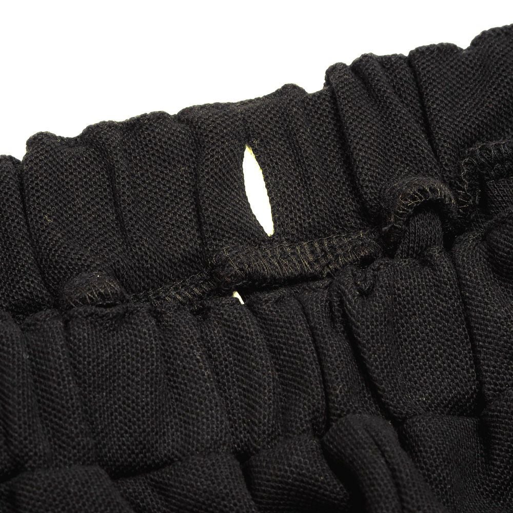 ベビー服 男の子 綿100％ ロゴ ハーフ丈 パンツ ブラック(00) デザインポイント2