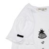 ベビー服 女の子 ドレス＆バッグ 小物プリント 綿100％ Tシャツ オフホワイト(11) デザインポイント1