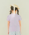 ベビー服 女の子 ドレス＆バッグ 小物プリント 綿100％ Tシャツ パープル(91) モデル画像2