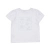 子供服 女の子 刺繍 ＆ アップリケ ティーカップ 半袖Tシャツ オフホワイト(11) 背面