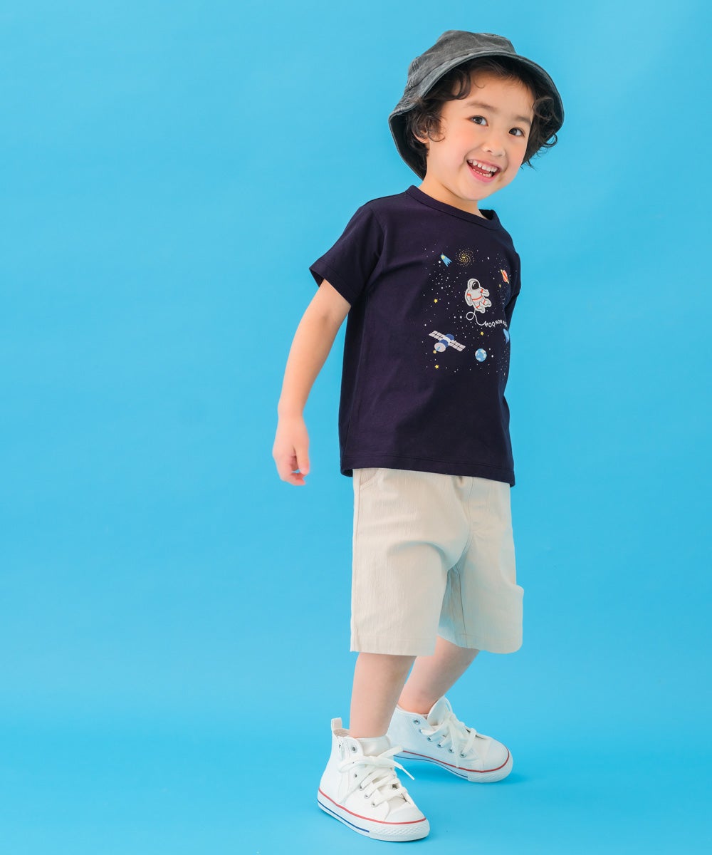 ベビー服 男の子 綿100％ こども服 キッズ 刺繍 宇宙